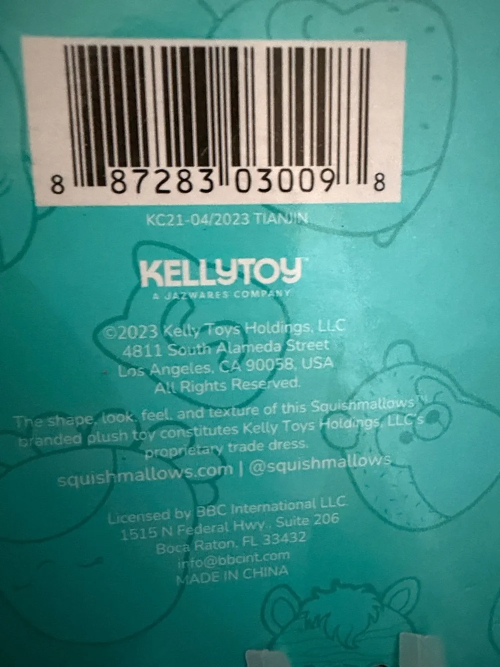 Adorable Kids Squishmallow Slippers, Size 2/3, NWT Unisex